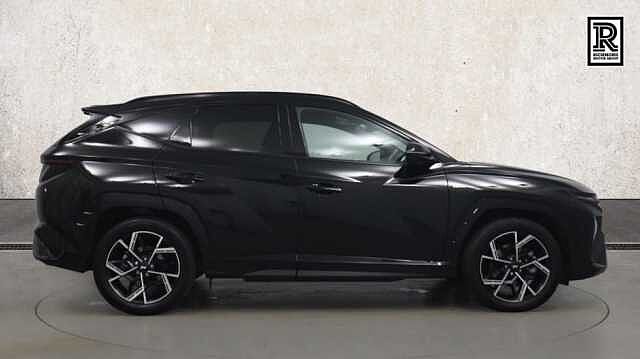 Hyundai TUCSON 1.6 T-GDi MHEV N Line S SUV 5dr Petrol Hybrid DCT Euro 6 (s/s) (160 ps) Black