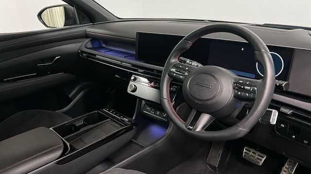 Hyundai TUCSON 1.6 T-GDi MHEV N Line S SUV 5dr Petrol Hybrid DCT Euro 6 (s/s) (160 ps) Black