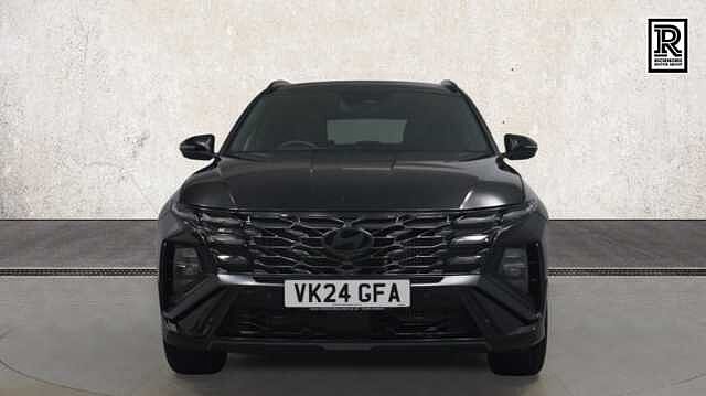 Hyundai TUCSON 1.6 T-GDi MHEV N Line S SUV 5dr Petrol Hybrid DCT Euro 6 (s/s) (160 ps) Black