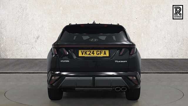Hyundai TUCSON 1.6 T-GDi MHEV N Line S SUV 5dr Petrol Hybrid DCT Euro 6 (s/s) (160 ps) Black
