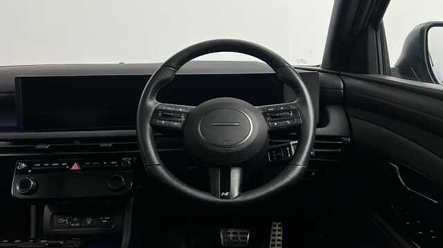 Hyundai TUCSON 1.6 T-GDi MHEV N Line S SUV 5dr Petrol Hybrid DCT Euro 6 (s/s) (160 ps) Black