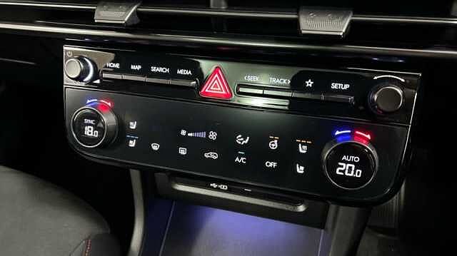 Hyundai TUCSON 1.6 T-GDi MHEV N Line S SUV 5dr Petrol Hybrid DCT Euro 6 (s/s) (160 ps) Black