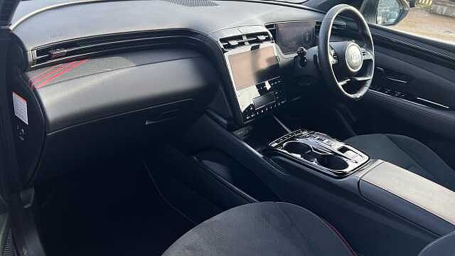 Hyundai TUCSON 1.6 h T-GDi N Line S SUV 5dr Petrol Hybrid Auto Euro 6 (s/s) (230 ps) Serenity White