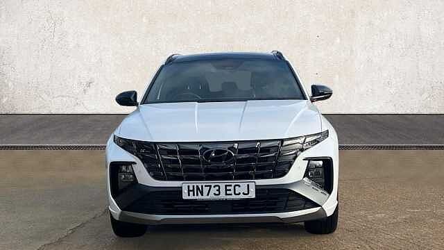 Hyundai TUCSON 1.6 h T-GDi N Line S SUV 5dr Petrol Hybrid Auto Euro 6 (s/s) (230 ps) Serenity White
