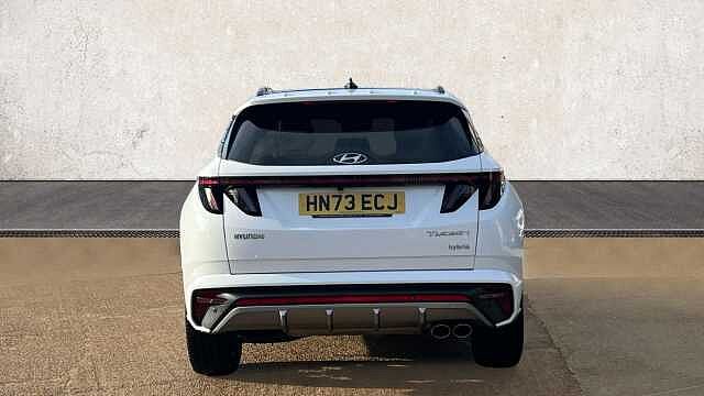 Hyundai TUCSON 1.6 h T-GDi N Line S SUV 5dr Petrol Hybrid Auto Euro 6 (s/s) (230 ps) Serenity White