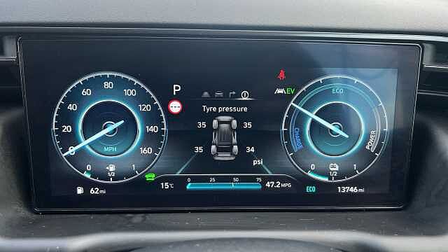 Hyundai TUCSON 1.6 h T-GDi N Line S SUV 5dr Petrol Hybrid Auto Euro 6 (s/s) (230 ps) Serenity White