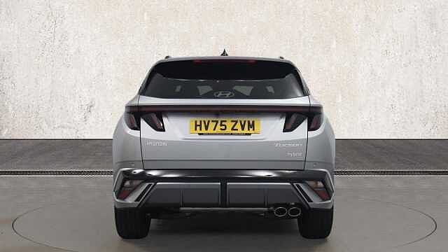 Hyundai TUCSON 1.6 T-GDi N Line SUV 5dr Petrol Hybrid Auto Euro 6 (s/s) (215 ps) SHIMMERING SILVER
