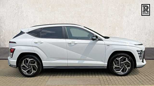 Hyundai KONA 1.6 h-GDi N Line SUV 5dr Petrol Hybrid DCT Euro 6 (s/s) (129 ps) Atlas White