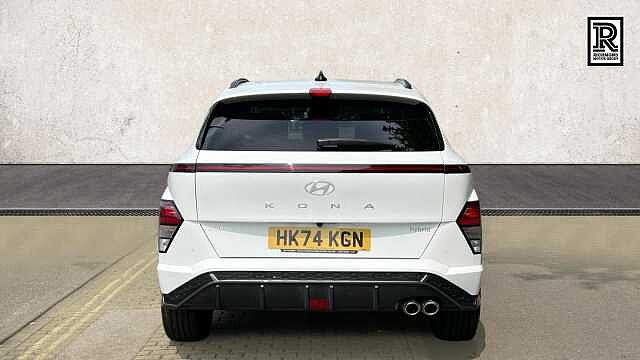 Hyundai KONA 1.6 h-GDi N Line SUV 5dr Petrol Hybrid DCT Euro 6 (s/s) (129 ps) Atlas White