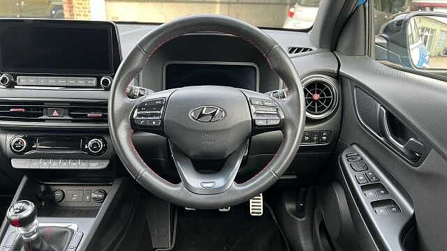 Hyundai KONA 1.0 T-GDi MHEV N Line SUV 5dr Petrol Hybrid Manual Euro 6 (s/s) (120 ps) Surfy Blue