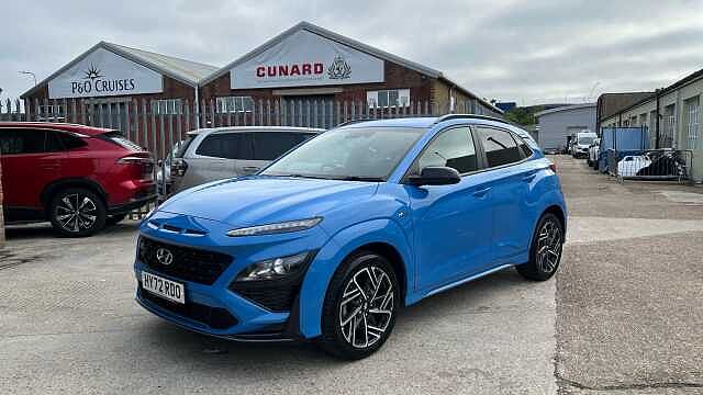Hyundai KONA 1.0 T-GDi MHEV N Line SUV 5dr Petrol Hybrid Manual Euro 6 (s/s) (120 ps) Surfy Blue