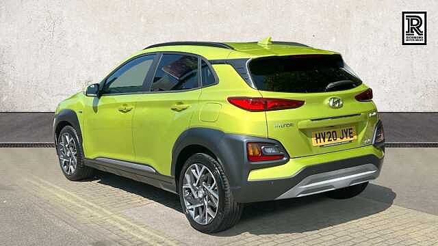 Hyundai KONA 1.6 h-GDi Premium SE SUV 5dr Petrol Hybrid DCT Euro 6 (s/s) (141 ps) Yellow