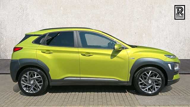 Hyundai KONA 1.6 h-GDi Premium SE SUV 5dr Petrol Hybrid DCT Euro 6 (s/s) (141 ps) Yellow