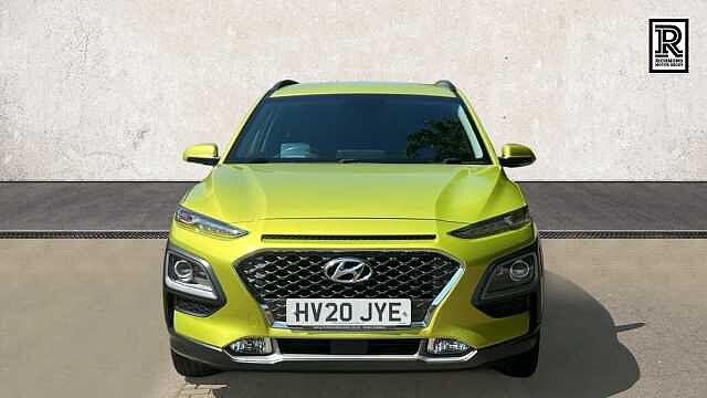 Hyundai KONA 1.6 h-GDi Premium SE SUV 5dr Petrol Hybrid DCT Euro 6 (s/s) (141 ps) Yellow