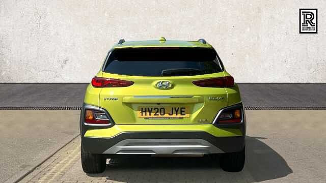 Hyundai KONA 1.6 h-GDi Premium SE SUV 5dr Petrol Hybrid DCT Euro 6 (s/s) (141 ps) Yellow