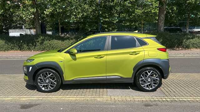 Hyundai KONA 1.6 h-GDi Premium SE SUV 5dr Petrol Hybrid DCT Euro 6 (s/s) (141 ps) Yellow